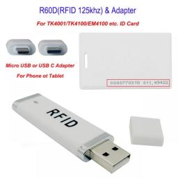 Adjustable Mini Portable TK4100 EM4100 RFID 125KHz S50S70 14443A 13.56Mhz Proximity Smart EM Card USB ID Rfid Card Reader