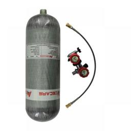 Acecare 9L Hpa Breathing Scuba Tank/Bottle High Pressure Cylinder 4500psi And Valve And Filling Station For Diving