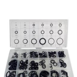 Acecare Black O-ring 225pcs/18 Sizes For Scuba Diving Tank Cylinder Rubber Replacements Durable Sealing O-rings