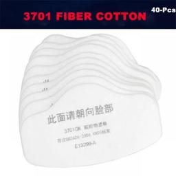 20pcs Filters Cotton 3701 Replaceable 6-Layer Particles Dust Filter For 3200 Dust Mask Accessories Painting Spraying