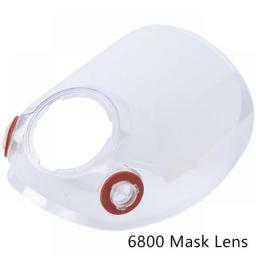 Multipurpose Spherical Mask Lens Protective Chemical Gas Spray Paint 6800 Respirator Transparent Protective Face Shield