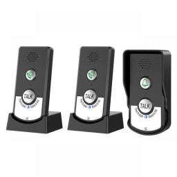 Waterproof Intelligent Wireless Doorbell Rechargeable Wireless Intercom Doorbell Long-distance UV Button Kits For Indoor Outdoor