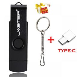 JASTER High Speed USB Flash Drive OTG Pen Drive 64gb 32gb USB Stick 16gb Rotatable Pen Drive For Android Micro/PC Business Gift
