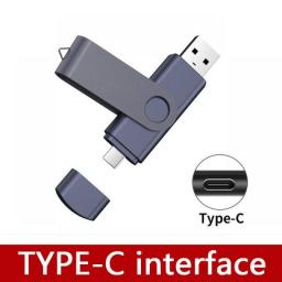 Portable OTG USB 1TB Flash Drive Type C / Micro Pen 2TB  Memory Stick  2.0 Pen512GB U Disk For PC Laptop Mobile Phone
