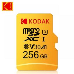 KODAK Micro SD 128GB 256GB Flash Memory Card 32GB 64GB U1 TF Card 4K Class 10 Tarjeta MicroSD Card U3 UHS-I Card Free Shiping