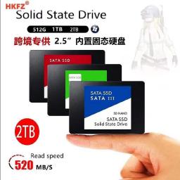 2022 Hot Interne 2.5Inch Solid State Drive Portable Sata III 1TB SSD 2TB  500GB Ssd Drive For Laptop Microcomputer Desktop