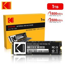 New Kodak X350 M2 NVME SSD 1t PCIe Hard Drives 1tb 2280 Solid State Drive Gen3 X4 1TB Internal Hard Disk For Laptops
