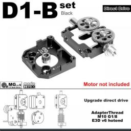 Extruder OMG V2S All Metal Gears For 3D Printer Part Update CR10 Ender 3 V2 Direct Dual  Drive D1 DM1 SET
