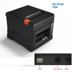 NETUM 80mm Thermal Receipt Printer Automatic Cutter Restaurant Kitchen POS Printer USB LAN Bluetooth NT-8360