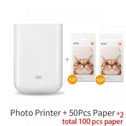 Global Version Xiaomi Mijia AR Printer 300dpi Portable Photo Mini Pocket With DIY Share 500mAh Picture Pocket Printer