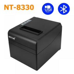 NETUM 80mm Thermal Receipt Printer Automatic Cutter Restaurant Kitchen POS USB Serial LAN Wifi Bluetooth NT-8330