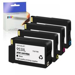 NineLeaf Black Magenta Yellow 953XL 953 Replacement Ink Cartridge For HP Officejet Pro 7740 8210 8218 8710 8715 8716 8718