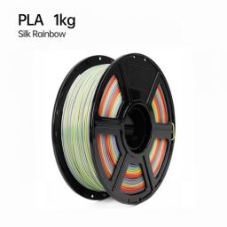 Flashforge Silk Rainbow PLA FDM 3d Printer Filament 1.75mm Top Precision 190~230℃ High Toughness No Plugs No Bubbles No Warping