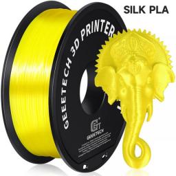 GEEETECH Silk PLA 3d Filament Wire 1kg 1.75mm Spool Wire 3D Printer Material 3D Print Refills, Fast Delivery Vacuum Package