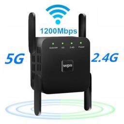 Wireless WIFI Booster Repetidor Repeater 1200Mbps Remote Wi-Fi Amplifier 802.11N/B/G/ac Wi Fi Reapeter AP Mode Wifi Extender