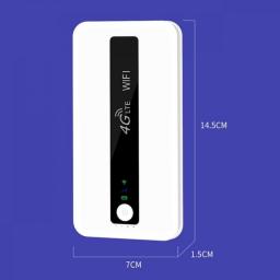 4G LTE Router WiFi Repeater Unlock Mifi Portable Modem Network Expander 4G Sim Card Slot Pocket Wifi Hotspot 10000mAh Powerbank