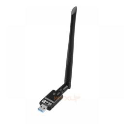 1300Mbps Wifi Adapter 2.4GHz/5.8GHz Dual Band USB 3.0 BT 5.0 Wireless Bluetooth Network Card Wi-Fi Dongle For Laptop Desktop PC