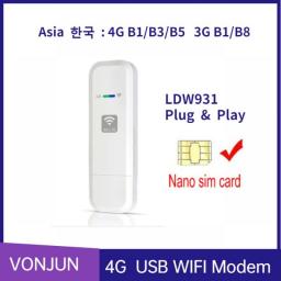LDW931-2 4G Nano Sim Card Router WIFI Dongle Mobile Hotspot LTE Modem