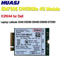 DW5809e Sierra Wireless Airprime EM7305 4G LTE WWAN M.2 NGFF Card Module For Dell Laptop Latitude 3340 E5250 E5450 E5550 E7250