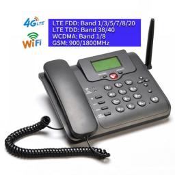 W101B 3g SIM Card USB 4G Wifi Router Wireless Fixed Phone Desktop Telephone GSM LCD For Office Home Call Center Company Hotel IP