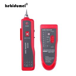 Kebidumei Ethernet LAN Network Cable Tester RJ11 RJ45 Cat5 Cat6 Telephone Wire Tracker Tracer Toner  Detector Line Finder