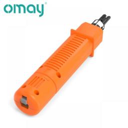 OMAY– Economical 110 Wire Cutter Amplifier Module, Network Double Head Tool, Voice Phone Module Alloy Steel Patch Panel