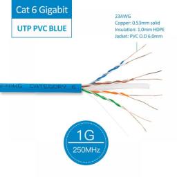 Network Lan Cable Gigabit Cat6 UTP FTP 10GBit Cat6A Cat7 SFTP Installation Cable Oxygen-free Copper Wires Indoor LSZH