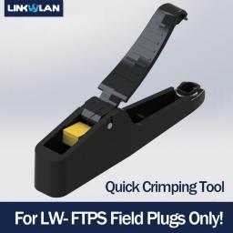 Quick Crimping Tool For Linkwylan LW-FTPS-Cat8 Cat7 Cat6A Field Termination Plugs