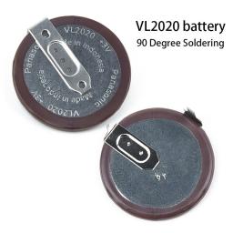 Rechargeable Button Lithium Battery ML2020 VL2020 Battery For Panasonic For BMW E46 E60 E90 Accu FOB F1 Fobs Key 90 Degree