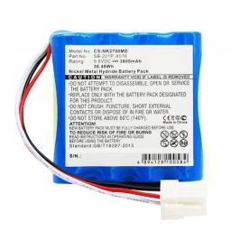 Fanhua Battery For Nihon Kohden PVM-2700/2703/2701 Fits SB-201P X076 Medical Replacement Battery 3800mAh/36.48Wh 9.60V