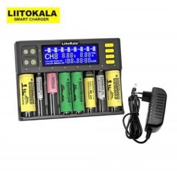LiitoKala Lii-S8 Lii-600 Lii-PD2 Lii-202 Battery Charger For 3.7V Li-ion NiMH 1.2V 9V Li-FePO4 18650 26650 21700 26700 AA AAA