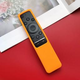 Solid Color Silicone Remote Protective Case For Samsung TV Q70 Q60 Q80 Waterproof Dustproof Remote Cover Sleeve For Smart TV