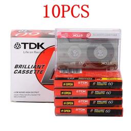 10PCS High Qulity Standard Cassette Blank Tape Player Empty 60 Minutes Magnetic Audio Tape Recording For Speech Music Recording