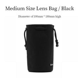 BOONA Camera Bag Backpack Lens Bag Drawstring Pouch Fleece Waterproof Camera Bag Protect For DSLR Nikon Canon Sony Pentax