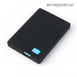 Silicone HDD Case Bag Protective Hard Drive Disk Cover Sleeve Protector Skin For Western Digital My Passport 4T 5T