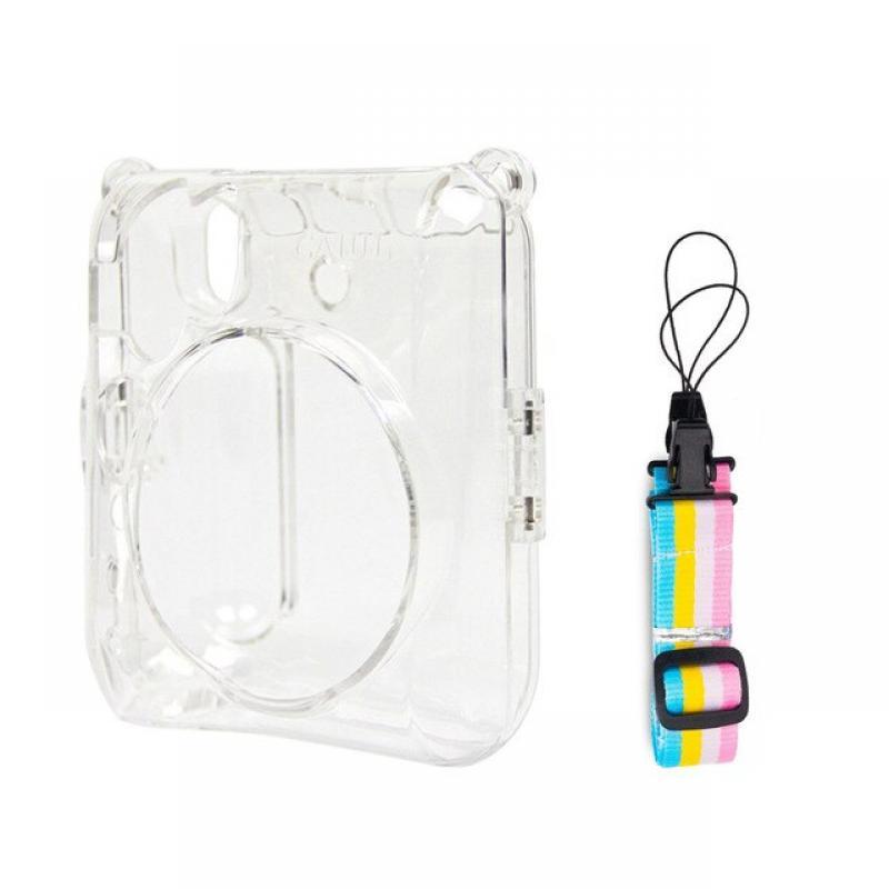 For instax Mini 90 Camera Case Soft Silicone Protective Cover Scratch-proof Storage Carry Bag