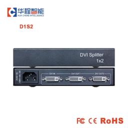 DVI Splitter 1 In 2 Out Dvi Adapter Connecter AMS-D1S2  For Xiaomi TV Box Led Lcd Display Screen