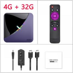 A95X F3 Air II Smart TV Box RGB Android 11 TV Box Amlogic S905W2 4GB 32GB Dual Wifi 4K 60fps VP9 BT 5.0 Media Player 2GB 16GB