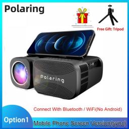 Polaring A1Pro Support 1080P Digital Projector Video Projetor 2.4G&5G 3000 Lumens 200Ansi Home Game Screen Camping Proyector
