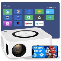 Vivicine Y9 Android 11 Portable 5G WIFI Smart Home 1080P Projector,Handheld Full HD Mini LED Video Game Proyector Beamer