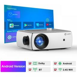 VONTAR YG430 Projector Native 1080p Full HD 1920x1080P LCD YG433 Smart Android Projetor Wifi BT LED Video Home Cinema 3D Beamer