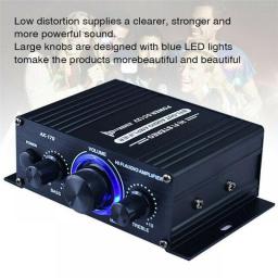 Black Mini Amplifier Hifi Power Amplifier Stereo 400w Mini Hifi Audio Power Amplifier Audio Amplifier Ak170 Audio Amplifier