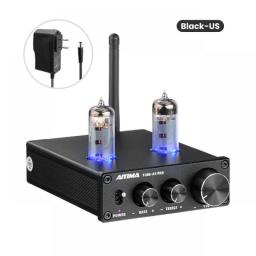 AIYIMA 6K4 Vacuum Tube Amplifier Preamplifier Bluetooth 5.0 Preamp AMP With Treble Bass Tone Adjustment For Home Sound Theater