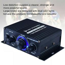 Power Amplifier Stereo Black Audio Amplifier Fm Radio 400w Mini Hifi Audio Power Amplifier Mini Amplifier Ak170 Audio Amplifier