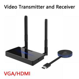5G Wireless HDMI/VGA Adapter Video Transmitter And Receiver Kit Home Audio TV Stick 4K Full HD Mini Projector Extended Display