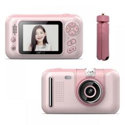 For Children Birthday Gift Photo Camera Mini Child Camera Educational Toys Camara 2.4 Inch Ips Hd Screen Photography Tools
