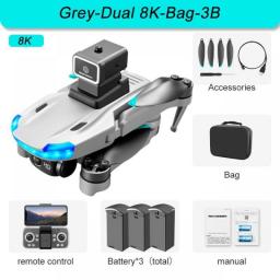 New S138 4K Professional Drone Dual Camera Wifi FPV Obstacle Avoidance Folding Quadcopter Remote Control Distance 1200M Gift Toy