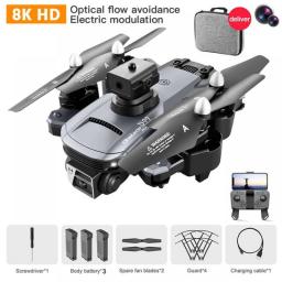 S99 8K 5G Drone Professional HD Dual Camera High Definition Aerial Photography Four Rotor RC Obstacle Avoidance Toy Gift 5000M