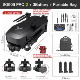 SG906 MAX 1 / Pro 2 Professional FPV 4K Camera Drone With 3-Axis Gimbal 4KM Brushless GPS Quadcopter Obstacle Avoidance RC Dron