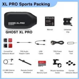 Drift Ghost XL Pro Sport Action Camera 4K Plus HD WiFi 3000mAH IPX7 For Motorcycle Helmet Bicycle Waterproof Camera Head Cam
